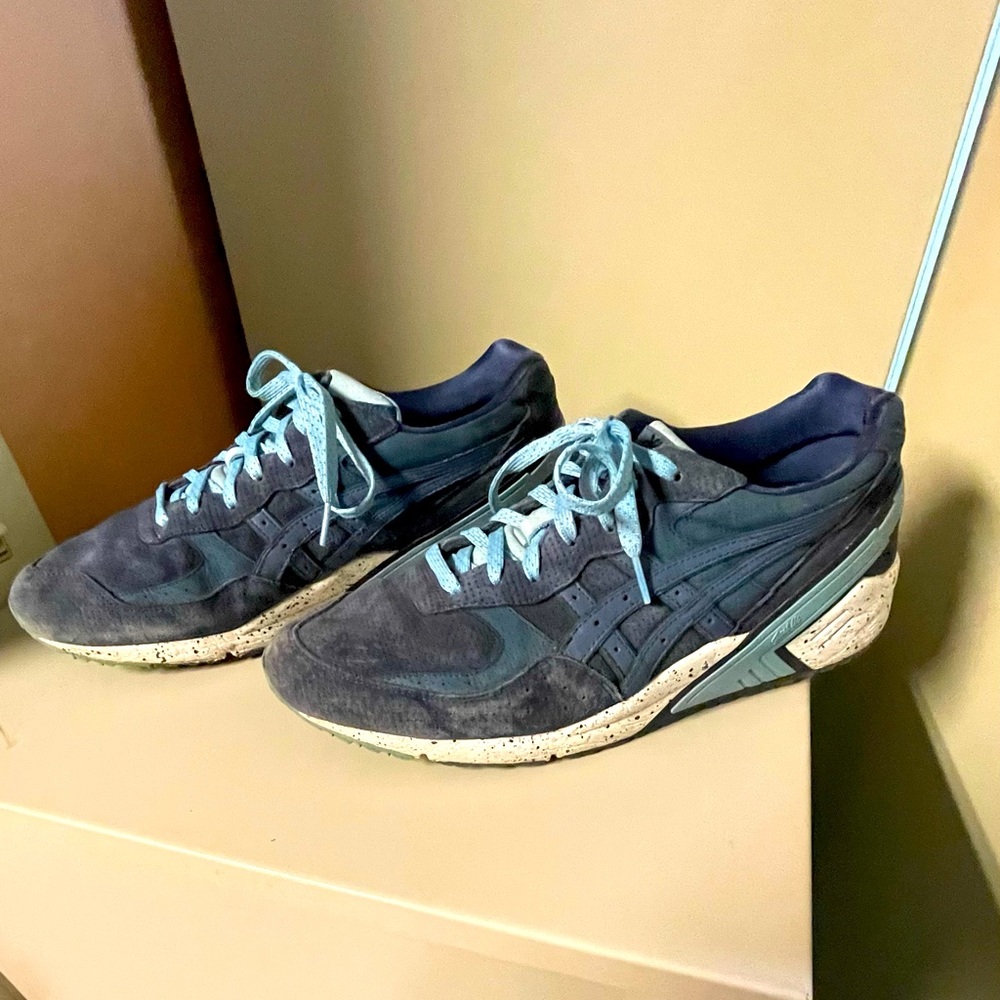 Men’s ASICS Gel Sight x Ronnie Fieg 'Atlantic' Shoes, Size 11.5, Navy/Dark Blue